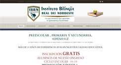 Desktop Screenshot of institutobilinguerealdelnoroeste.com